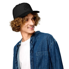 Load image into Gallery viewer, BH v2 5 Panel Cap Black Embroidery | Ljiljan