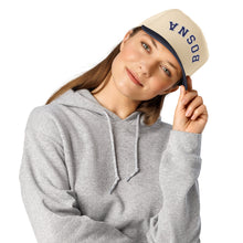 Load image into Gallery viewer, Bosna Upside Down 5 Panel Cap Navy Embroidery | Ljiljan