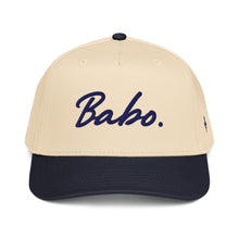 Load image into Gallery viewer, Babo v2 5 Panel Cap Navy Embroidery | Ljiljan