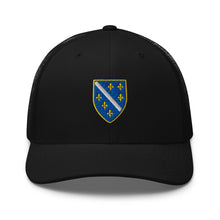 Load image into Gallery viewer, Flag of BiH (1992–1998) Trucker Cap Embroidery | Ljiljan