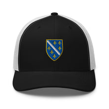 Load image into Gallery viewer, Flag of BiH (1992–1998) Trucker Cap Embroidery | Ljiljan