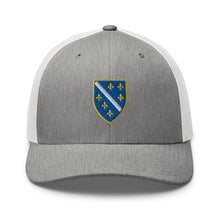Load image into Gallery viewer, Flag of BiH (1992–1998) Trucker Cap Embroidery | Ljiljan