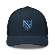 Load image into Gallery viewer, Flag of BiH (1992–1998) Trucker Cap Embroidery | Ljiljan