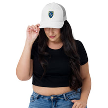 Load image into Gallery viewer, Flag of BiH (1992–1998) Trucker Cap Embroidery | Ljiljan