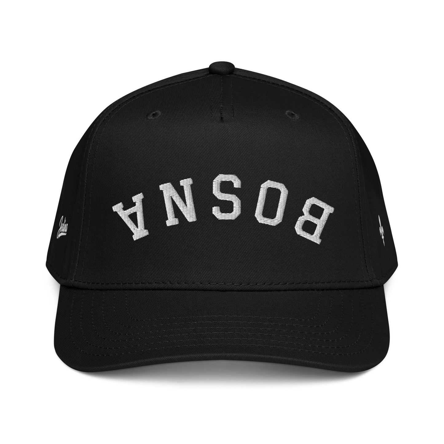 Upside Down Bosna 5 Panel Cap White Embroidery | Ljiljan