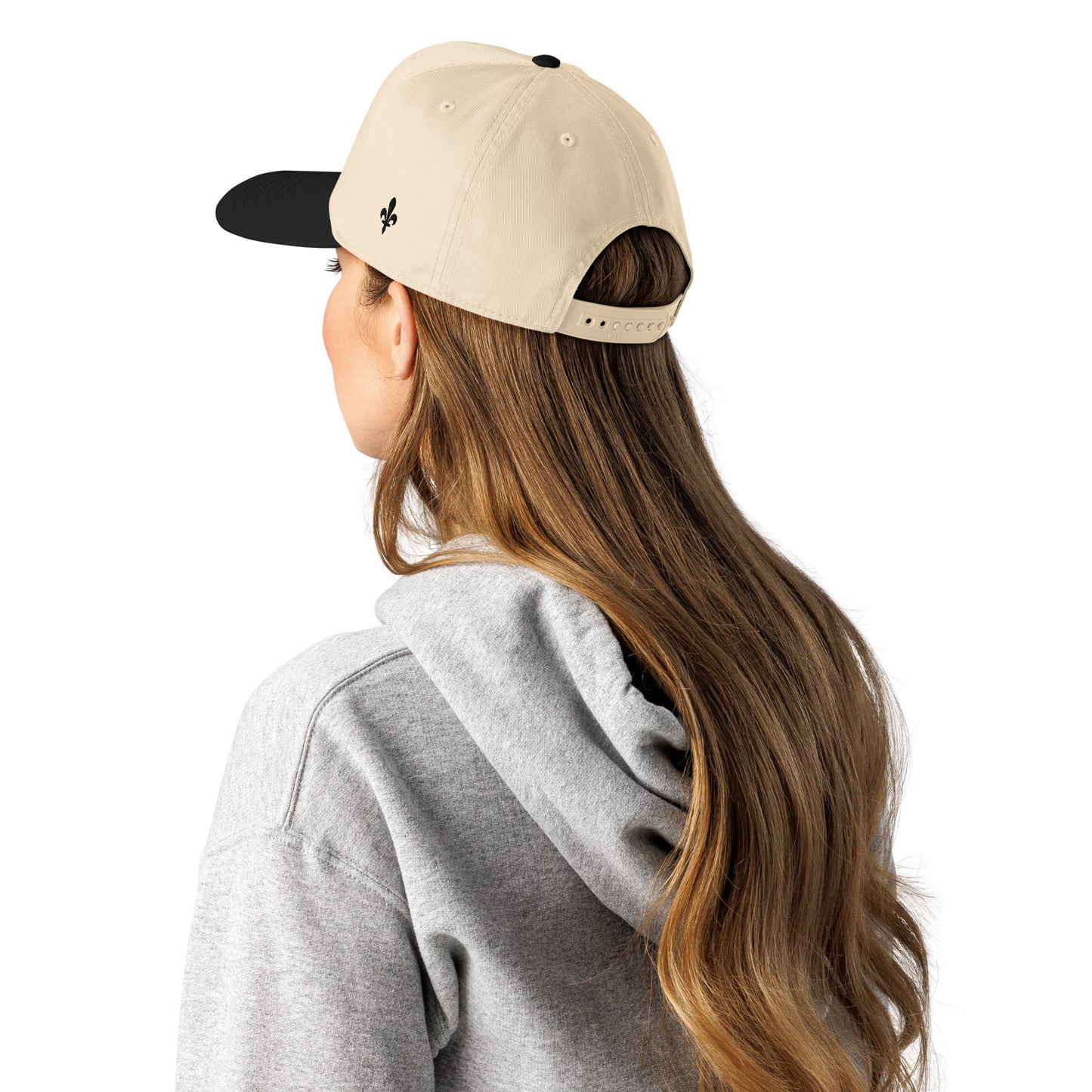 Bosna Upside Down 5 Panel Cap Black Embroidery | Ljiljan