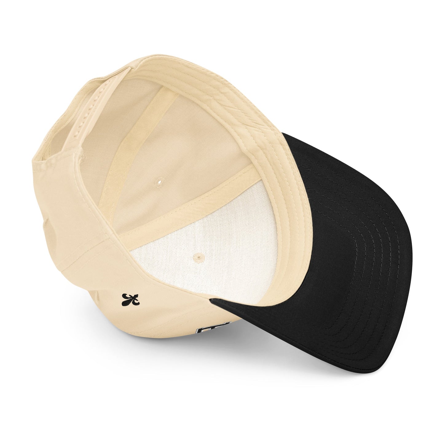 Bosna Upside Down 5 Panel Cap Black Embroidery | Ljiljan