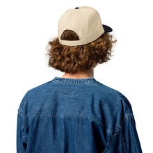 Load image into Gallery viewer, Bosna Upside Down 5 Panel Cap Navy Embroidery | Ljiljan
