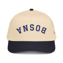 Load image into Gallery viewer, Bosna Upside Down 5 Panel Cap Navy Embroidery | Ljiljan
