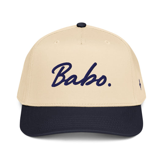 Babo v2 5 Panel Cap Navy Embroidery | Ljiljan