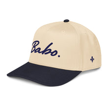 Load image into Gallery viewer, Babo v2 5 Panel Cap Navy Embroidery | Ljiljan
