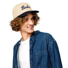 Load image into Gallery viewer, Babo v2 5 Panel Cap Navy Embroidery | Ljiljan
