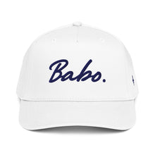 Load image into Gallery viewer, Babo v2 5 Panel Cap Navy Embroidery | Ljiljan
