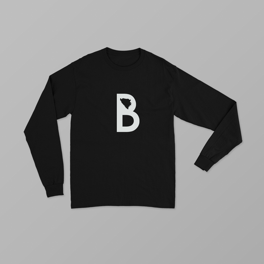 BiH Letter - Youth - Long Sleeve Cotton Tee