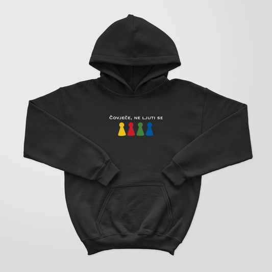 Čovječe - YOUTH - Pullover Hooded Sweatshirt