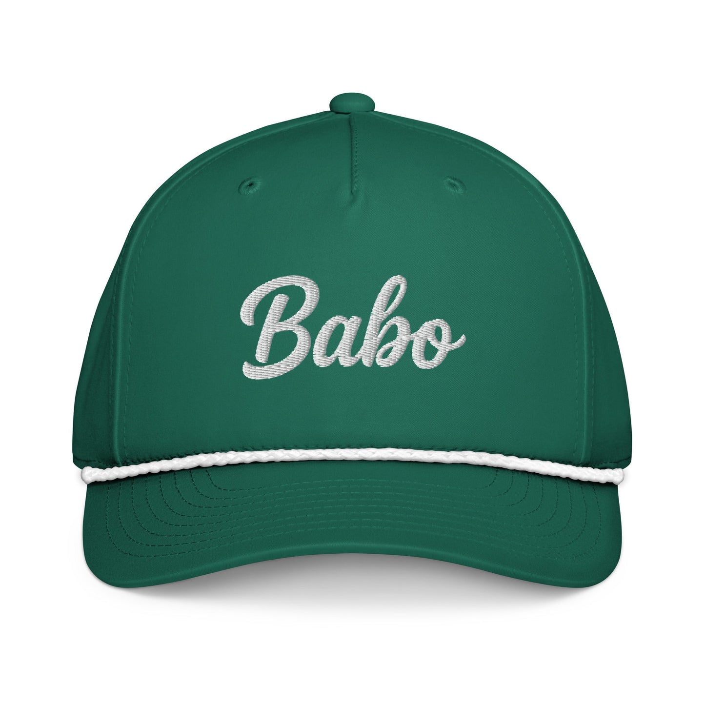 Babo Classic Rope Cap Embroirday | Ljiljan (Black & Kelly)