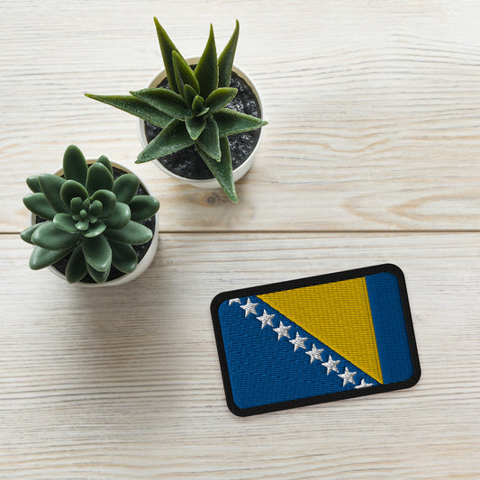 New BiH Flag Embroidered patch