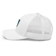 Load image into Gallery viewer, Flag of BiH (1992–1998) Trucker Cap Embroidery | Ljiljan
