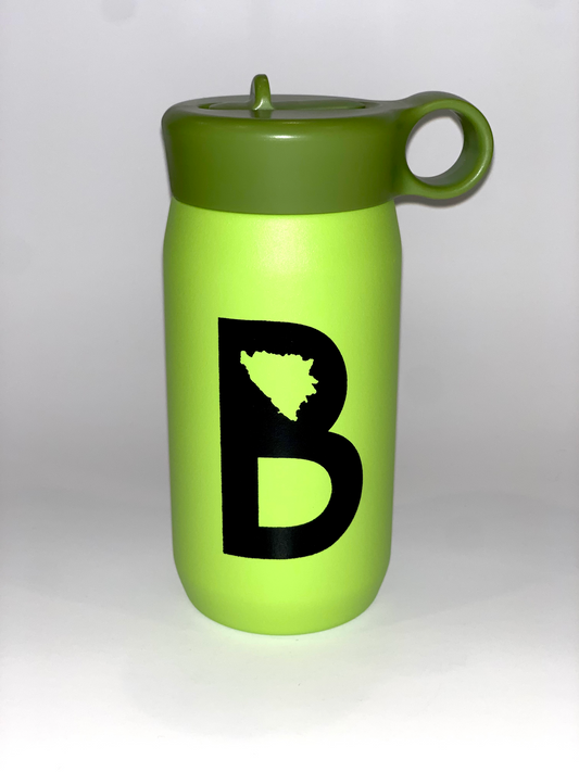 B-Letter PLAY TUMBLER 300ml / 10oz (lime green)